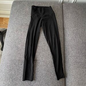 Aritzia tna black legging with black logo